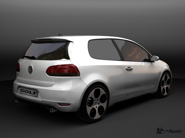 volkswagen golf gti pack 3d model - Volkswagen Golf GTI  Pack by rburlea